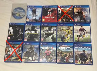 Lote 13 Juegos PS4: Variados