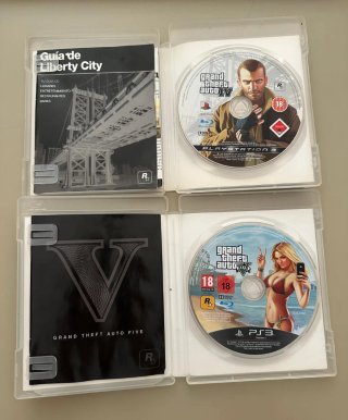 Lote GTA PS3: GTA IV y GTA V