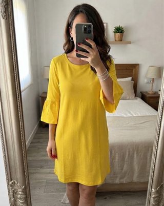 Vestido SH manga acampanada de talla L