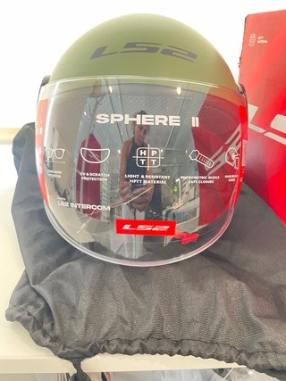 Casco LS2 Sphere II Jet Verde Talla M