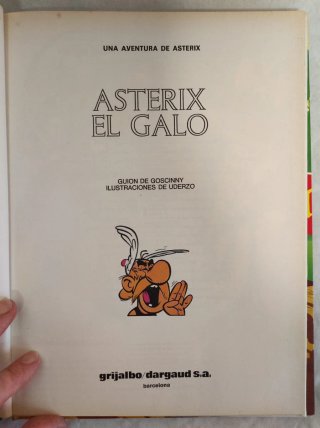 Lote de 2 Cómics de Asterix (Edición 1980)
