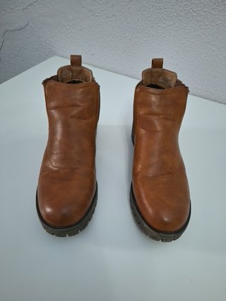 Botines Chelsea Marypaz Marrón Camel