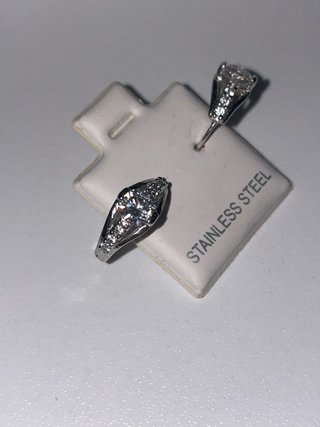 Pendientes niña plata ley