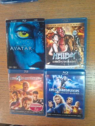 Pack Super-heroes + Avatar en blu-ray