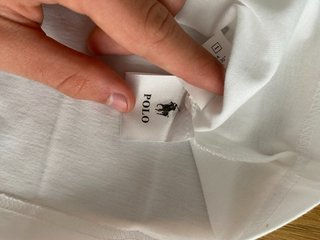 Camiseta Polo Ralph Lauren Blanca Talla S
