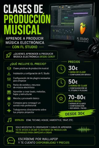 Clases de producción musical