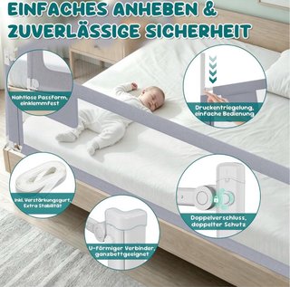 Barrera Protectora de Cama para Bebé