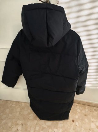 Parka negra mujer/niña