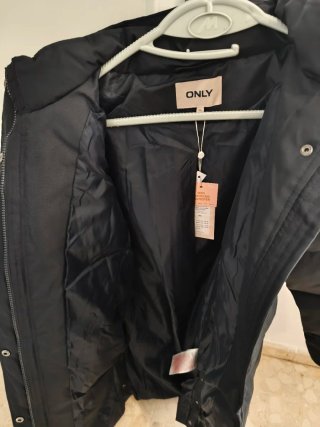 Parka negra mujer/niña