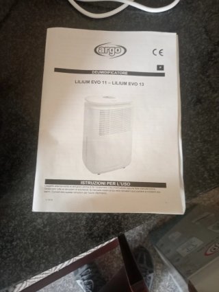 Deumidificatore Argo Lilium Evo 11