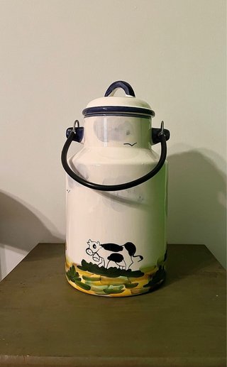 Cántaro Lechera Cerámica Decorado
