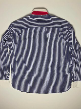 Camisa Paul & Shark Yachting Rayas Azul Blanca XlL