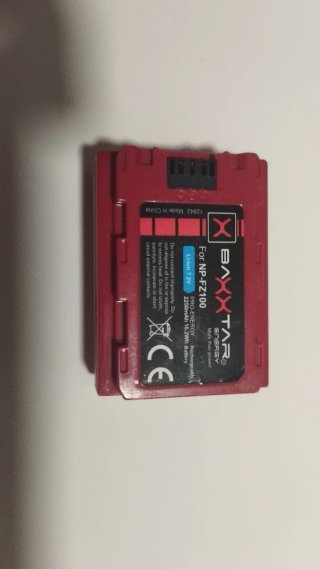 Batteria litio Baxxtar Pro per Sony NP-FZ100