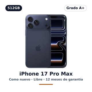 iPhone 17 Pro Max 512GB Blu · Grado A+ · Libero