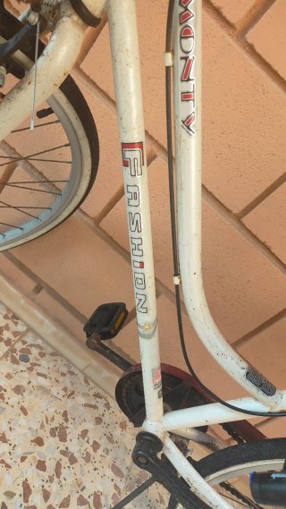 Bicicleta con cesta y sillín infantil