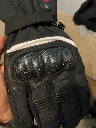 Guantes Sun Will con batería con carbon faiber