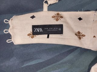Vestido Zara Cut Out Estampado