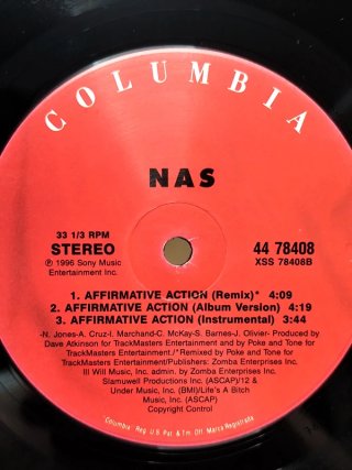 Vinilo Rap Nas - Street Dreams 12" 1996