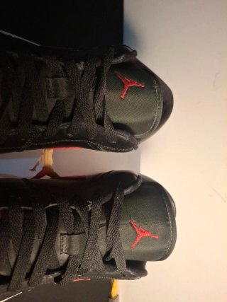 Jordan 1 Low Negro y Rojo