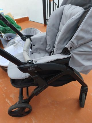 Cochecito Trio Bebé CAM Gris