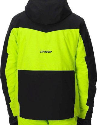 Chaqueta de esquí Spyder Negra y Amarilla