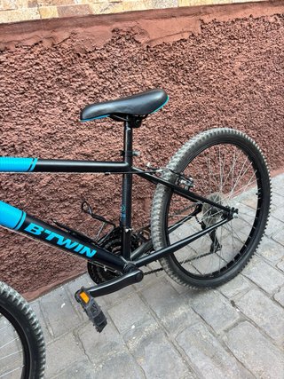 Bicicleta Niño Btwin Rockrider 500 24pulgadas Azul