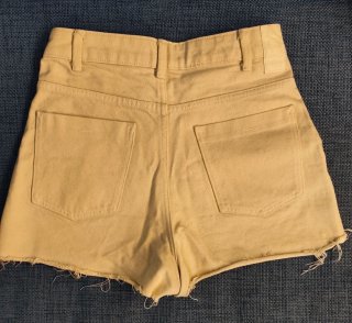 Pantaloncini Zara donna beige taglia M