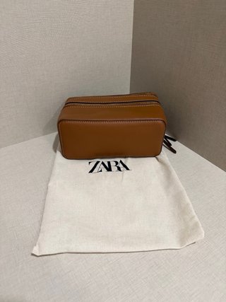Bolsa Zara Camel Pequena