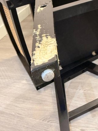 Sillas Sklum de madera y ratán