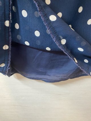 Camiseta Hollister lunares azul