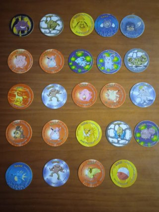 Lote de Tazos Pokémon