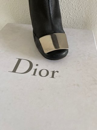 Botas Dior 61 de piel de cordero negras