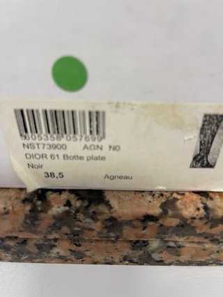 Botas Dior 61 de piel de cordero negras