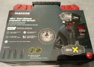 Pistola impacto Parkside 12v Performance - novo