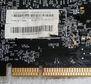 Sapphire Radeon 9600xt 256MB AGP