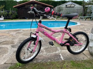 Bicicleta Orbea rosa 14"