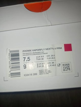 Zapatillas Nike Vaporfly Talla 40.5
