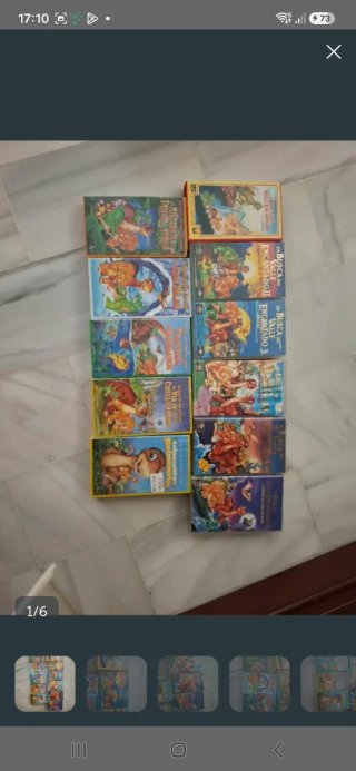 Lote Cintas VHS En Busca del Valle Encantado