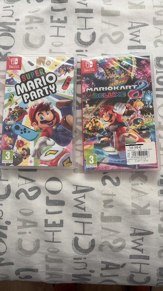 *PRECINTADOS* Super Mario Party y Mario Kart 8