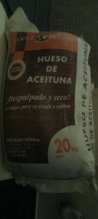 Hueso de Aceituna 100kg (20kg/saco)