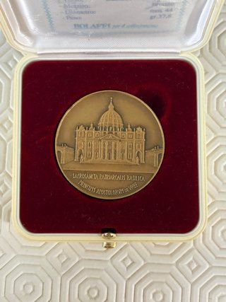 Medaglia Giubileo 2000 Bronzo Dorato - Bolaffi