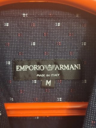 Camisa Emporio Armani azul M