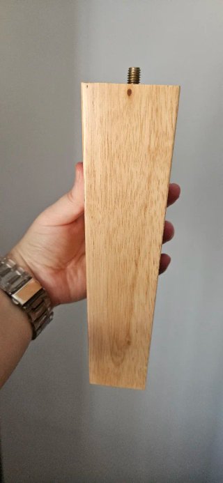 Patas para muebles de madera (4 unidades)