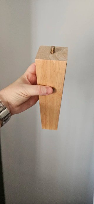 Patas para muebles de madera (4 unidades)