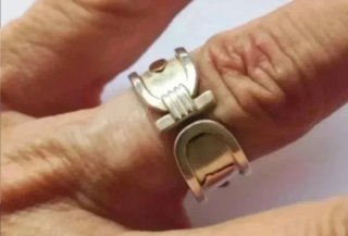 Conjunto Cartucho Real: Colgante, Pulsera y Anillo