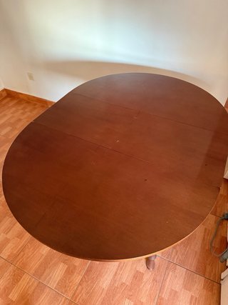 Mesa comedor extensible madera