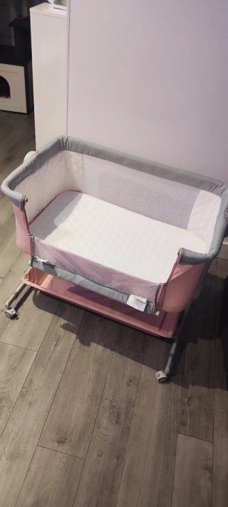 Minicuna colecho MS Comfy rosa