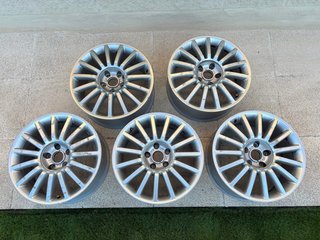 5 llantas ORIGINALES VOLKSWAGEN 17 pulgadas