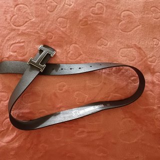 Cinturón Hermes Hebilla H Negro Sin Estrenar