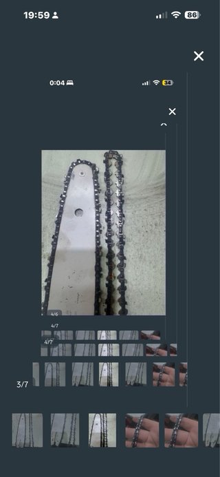 Espada Stihl 25cm + 2 Cadenas 56 Eslabones